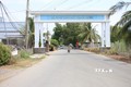 Đường vào trung tâm xã Thạnh Phước, huyện Bình Đại (Bến Tre). Ảnh: Công Trí - TTXVN