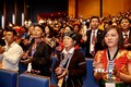 Các đại biểu tham dự phiên bế mạc Đại hội đại biểu toàn quốc Mặt trận Tổ quốc Việt Nam lần thứ IX, nhiệm kỳ 2019-2024, chiều ngày 20/9/2019 tại Trung tâm Hội nghị Quốc gia (Hà Nội). Ảnh: TTXVN