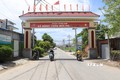 Đường vào xã nông thôn mới Phước Nam (huyện Thuận Nam, tỉnh Ninh Thuận). Ảnh: Nguyễn Thành – TTXVN