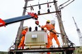 Điện lực Tân Uyên (Lai Châu) thay máy biến áp phục vụ chống quá tải. Ảnh: Nguyễn Oanh - TTXVN