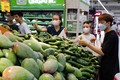 Những sản phẩm vùng cao được bày bán tại hệ thống siêu thị Big C. Ảnh: Trần Việt - TTXVN