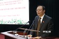 Ông Nguyễn Thái Hưng, Chủ tịch HĐND tỉnh Sơn La, phát biểu tại Kỳ họp. Ảnh: Nguyễn Cường - TTXVN