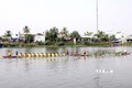 Hàng ngàn người cổ vũ giải đua thuyền trên sông Tam Kỳ, Quảng Nam