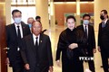 国会主席阮氏金银会见柬埔寨国会主席韩桑林