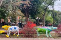 2021年“牛游行”雕塑艺术展亮相河内市中心