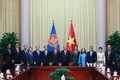 越南国家主席阮春福会见东盟各国驻河内大使、代办