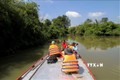 Đoạn sông Vàm Cỏ Đông nằm trong khu vực Vườn Quốc gia Lò Gò - Xa Mát huyện Tân Biên, Tây Ninh. Ảnh: Lê Đức Hoảnh - TTXVN