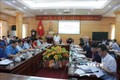 Hội nghị trực tuyến nhằm tháo gỡ khó khăn cho doanh nghiệp và hợp tác xã ở tỉnh Bắc Kạn. Ảnh: Vũ Hoàng Giang - TTXVN