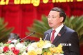 Bí thư Tỉnh ủy Quảng Ninh Nguyễn Xuân Ký nhiệm kỳ 2020 - 2025 phát biểu tại Đại hội. Ảnh: Văn Đức - TTXVN
