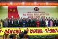 Ban chấp hành Đảng bộ tỉnh Quảng Nam khóa XXII, nhiệm kỳ 2020-2025 ra mắt đại hội. Ảnh: Trần Tĩnh -TTXVN