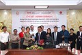 Lãnh đạo UBND tỉnh Hà Giang và Tổ chức CARE ký kết khung thỏa thuận hợp tác giai đoạn 2021 - 2026. Ảnh: Minh Tâm - TTXVN