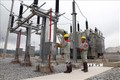 Công trình sẽ góp phần đảm bảo cung cấp điện ổn định, an toàn cho khu kinh tế Nghi Sơn. Ảnh: Huy Hùng - TTXVN
