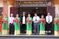 ắt băng khai mạc trưng bày chuyên đề “Di sản văn hóa Chăm Ninh Thuận – Quảng Nam”. Ảnh: Nguyễn Thành – TTXVN