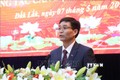 Đồng chí Nguyễn Đình Trung, Ủy viên Trung ương Đảng, Bí thư Tỉnh ủy Đắk Lắk phát biểu nhận nhiệm vụ. Ảnh: Tuấn Anh – TTXVN