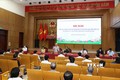 Tổng Bí thư Nguyễn Phú Trọng, Bí thư Quân uỷ Trung ương phát biểu tại buổi tiếp xúc cử tri. Ảnh: Trí Dũng - TTXVN