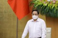 Thủ tướng Phạm Minh Chính chủ trì phiên họp Chính phủ. Ảnh: Văn Điệp - TTXVN
