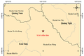 Bản đồ chấn tâm trận động đất ở Kon Plông (Kon Tum) sáng 21/5/2021. Ảnh: igp-vast.vn