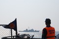 Lực lượng Cảnh sát biển Việt Nam thực hiện kiểm tra liên hợp nghề cá Vịnh Bắc Bộ. Ảnh: Viết Tôn - TTXVN