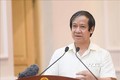 Bộ trưởng Bộ Giáo dục và Đào tạo Nguyễn Kim Sơn chỉ đạo. TTXVN phát