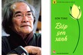 Nhà văn Sơn Tùng và cuốn Búp sen xanh, phiên bản của NXB Kim Đồng dành cho thiếu nhi. Ảnh :.phunuonline.com.vn

