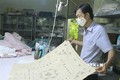 Nhiều sản phẩm của làng nghề thêu ren Văn Lâm ở xã Ninh Hải, huyện Hoa Lư, tỉnh Ninh Bình đã được đánh giá sản phẩm OCOP 4 sao. Ảnh: Thùy Dung - TTXVN
