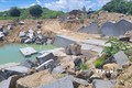 Các điểm khai thác đá trái phép tại thôn Tân Tụ, xã Tân An, huyện Đăk Pơ (Gia Lai). Ảnh: Nguyễn Hoài Nam - TTXVN
