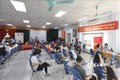 Người dân đến tiêm vaccine phòng COVID-19 tại điểm tiêm chủng quận Hai Bà Trưng (Hà Nội). Ảnh: Minh Quyết - TTXVN
