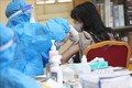 Tiêm mũi 2 vaccine phòng COVID-19 cho học sinh trường THPT Việt Đức . Ảnh: Thanh Tùng - TTXVN
