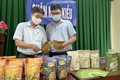 Sản phẩm OCOP quận Ninh Kiều trưng bày tại Hội nghị đánh giá và xếp hạng sản phẩm OCOP của quận năm 2021. Ảnh : baocantho.com.vn