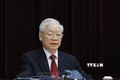 Tổng Bí thư Nguyễn Phú Trọng phát biểu khai mạc Hội nghị. Ảnh: Phương Hoa –TTXVN