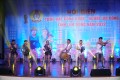 Một tiết mục hoà tấu nhạc cụ tại Hội diễn "Tiếng hát công nhân, người lao động tỉnh Lâm Đồng năm 2022". Ảnh: laodong.vn
