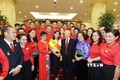 Tổng Bí thư Nguyễn Phú Trọng gặp mặt đại biểu dự Đại hội XI Hội Chữ thập đỏ Việt Nam nhiệm kỳ 2022-2027