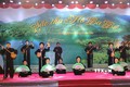 Chương trình nghệ thuật đặc sắc khai mạc lễ hội "Sắc thu hồ Ba Bể". Ảnh: Vũ Hoàng Giang - TTXVN
