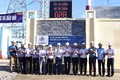 Ban Quản lý dự án các công trình điện miền Trung (CPMB) đã phối hợp với các đơn vị liên quan đóng điện Dự án Trạm biến áp 500 kV Vân Phong.Ảnh Đức Dũng/TTXVN
