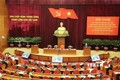 Tổng Bí thư Nguyễn Phú Trọng chủ trì hội nghị về phát triển vùng Đồng bằng Sông Hồng.Ảnh: Trí Dũng –TTXVN
