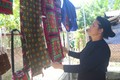 Sản phẩm của dệt thổ cẩm truyền thống ở xóm Luống Nọi (xã Ngọc Đào, huyện Hà Quảng, tỉnh Cao Bằng). Ảnh: Chu Hiệu-TTXVN
