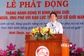 Phó Chủ tịch UBND tỉnh Ninh Thuận Nguyễn Long Biên phát biểu tại Lễ phát động. Ảnh: Nguyễn Thành – TTXVN

