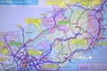 Bản đồ hướng tuyến dự án cao tốc Gia Nghĩa (Đắk Nông)-Chơn Thành (Bình Phước). Ảnh: Dương Giang-TTXVN