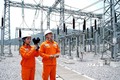 Tăng cường kiểm tra thiết bị trạm biến áp 110kV. Ảnh: TTXVN 