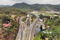 Điểm cuối của Dự án nâng cấp, cải tạo đường đèo Prenn được kết nối với đường cao tốc Liên Khương – Prenn. Ảnh: Vũ Sinh – TTXVN
