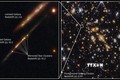 Những cụm sao nằm trong thiên hà Cosmic Gems Arc. Ảnh: ESA/TTXVN