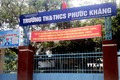 Trường Tiểu học & Trung học Cơ sở Phước Kháng tại xã Phước Kháng (Thuận Bắc, Ninh Thuận). Ảnh: TTXVN phát