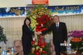 越南国家副主席邓氏玉盛向越南南方福音教教会致以圣诞祝福