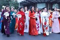 胡志明市：3000人参加奥黛步行活动