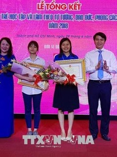 Trao giải cuộc thi “Tuổi trẻ học tập và làm theo tư tưởng, đạo đức, phong cách Hồ Chí Minh” lần thứ 4 - năm 2018