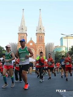 2019年胡志明市国际马拉松赛吸引近1.3万人参加