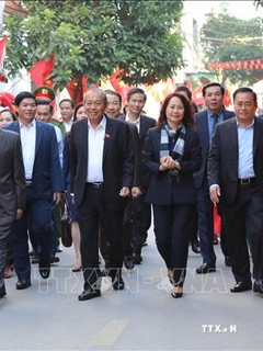 Phó Thủ tướng Thường trực Chính phủ Trương Hòa Bình dự ngày hội Đại đoàn kết toàn dân tộc tại tỉnh Lạng Sơn