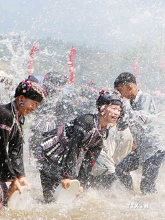 Bun Vốc Nặm, lễ hội cầu cho mưa thuận, gió hòa của người Lào ở Lai Châu