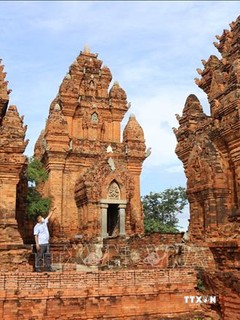 Di tích kiến trúc nghệ thuật Quốc gia đặc biệt tháp Po Klong Garai (phường Đô Vinh, thành phố Phan Rang – Tháp Chàm). Ảnh: Nguyễn Thành – TTXVN
