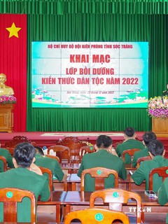 Quang cảnh lớp bồi dưỡng kiến thức dân tộc năm 2022. Ảnh: Trung Hiếu - TTXVN
